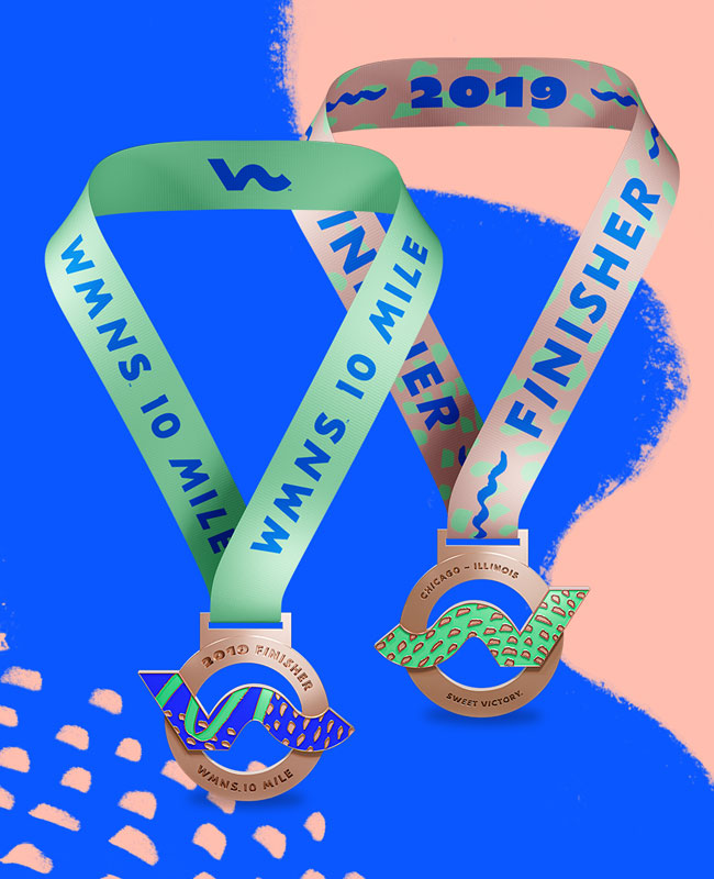 Wmns Chicago 10 Mile Medal