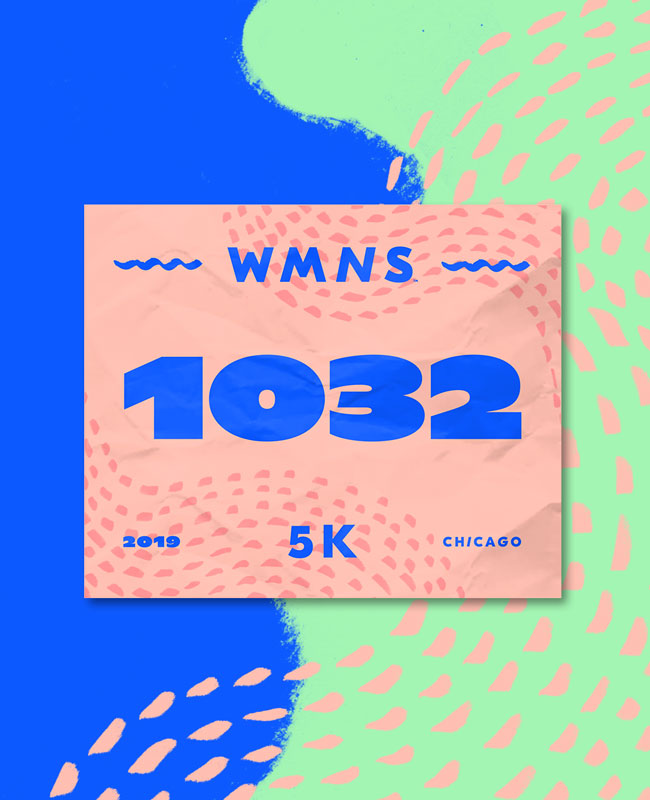 Wmns Chicago 5 K Bib