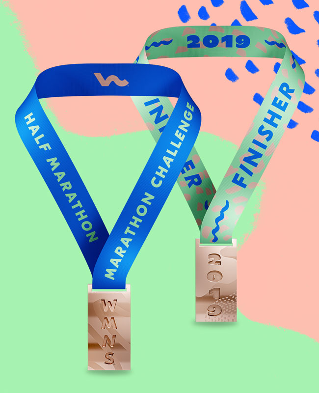 Wmns Chicago Half Medal